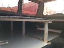 Our home before we loaded it with six months worth of supplies including our bicycles.