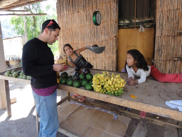We stopped off early on to buy some avocado from these little dolls