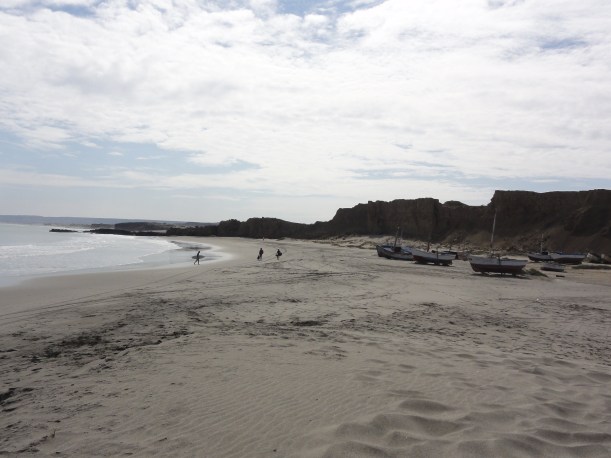 Chill factor on the beach: máximo