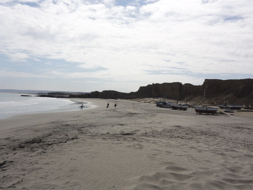 Chill factor on the beach: máximo