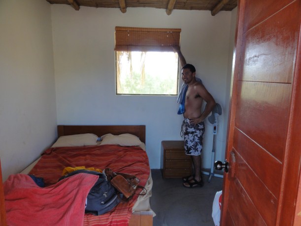 The mozzies had no chance of getting in due to the mosquito netted windows.