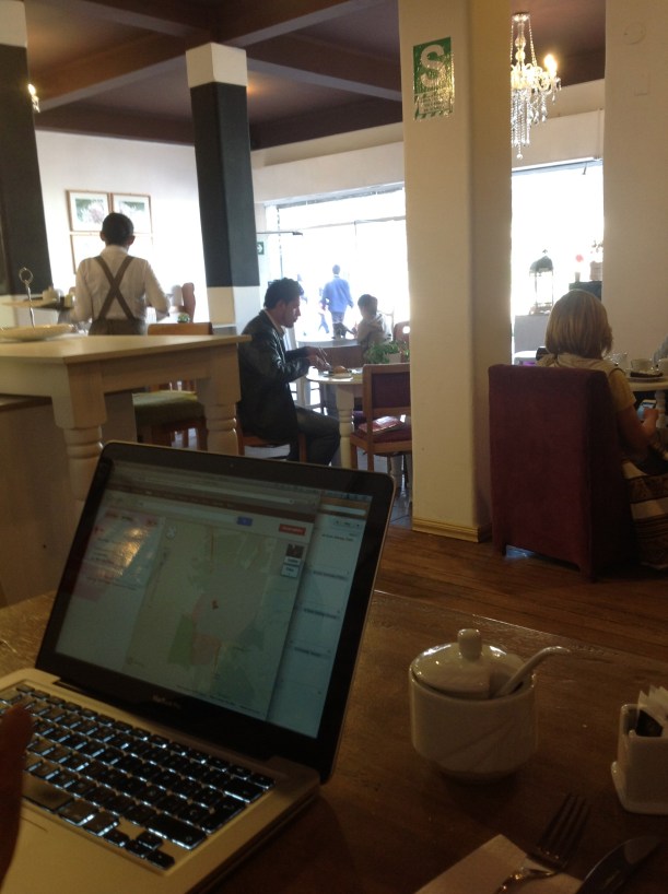 Relaxing in a little corner in Valeriana