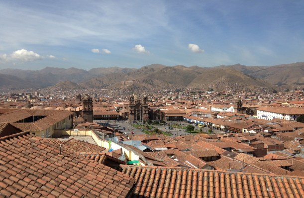 That view from the hostel balcony